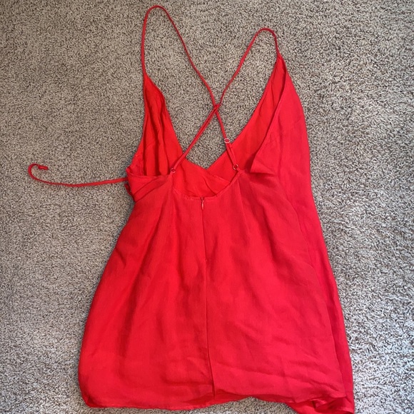 Red mini dress - Picture 2 of 2